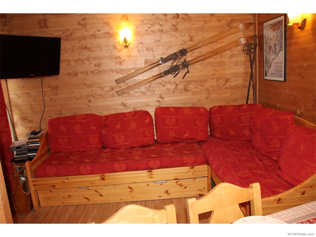 Le séjour Le séjour/chambre complete